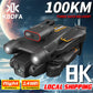 New M17 Max Drone 8K Professional Optical Flow RC Helicopter with Triple HD Camera, Foldable, WIFI FPV, LED, 5000m Range