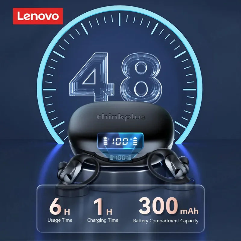 Lenovo LP75 TWS Bluetooth 5.3 Earphones – Waterproof & Noise Reduction