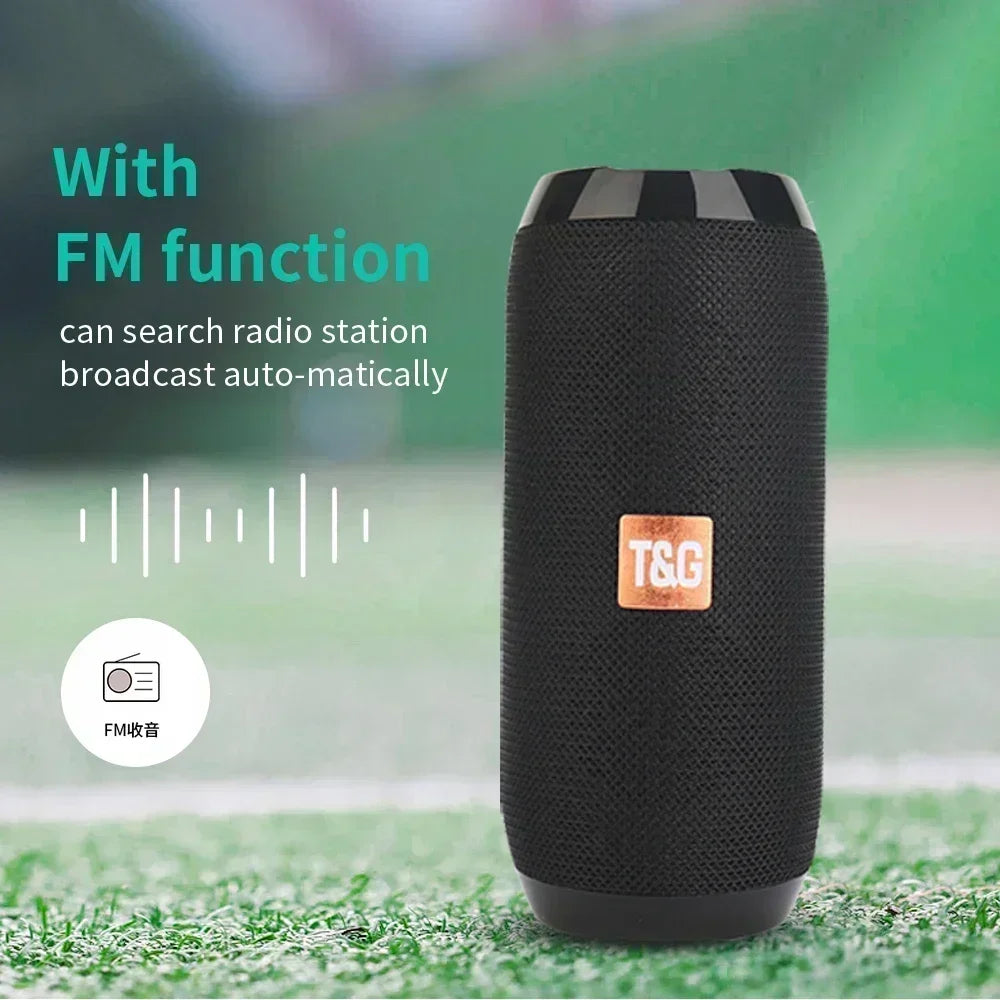Portable Wireless Bluetooth Speaker – Waterproof Subwoofer & Stereo Sound