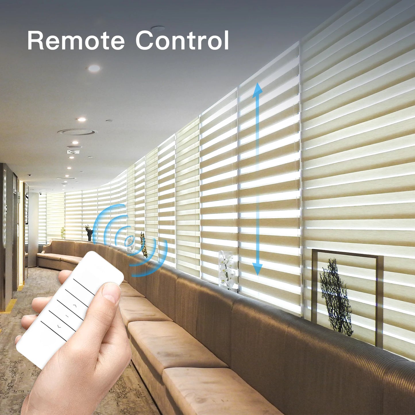 MOES Tuya WiFi Smart Motorized Chain Roller Blinds - Alexa/Google Compatible