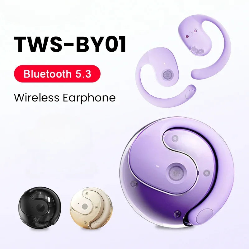 OWS Wireless Bluetooth Headphones – HiFi Stereo Sound & Smart Touch Controls