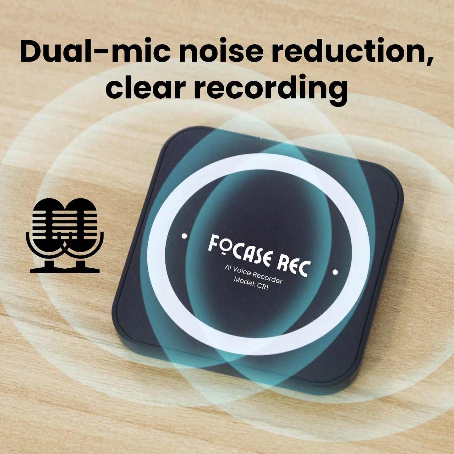 AI Voice & Call Recorder with Speech-to-Text, Summarization, 64GB Storage